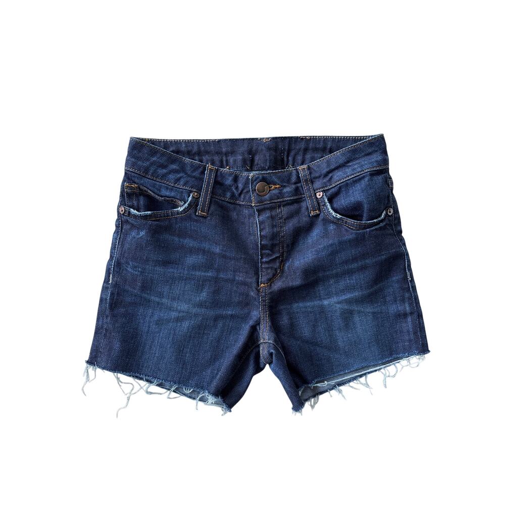 Joe’s Jeans Brilla Skinny Bootcut Cutoff Denim Shorts Women’s 26 Dark Wash